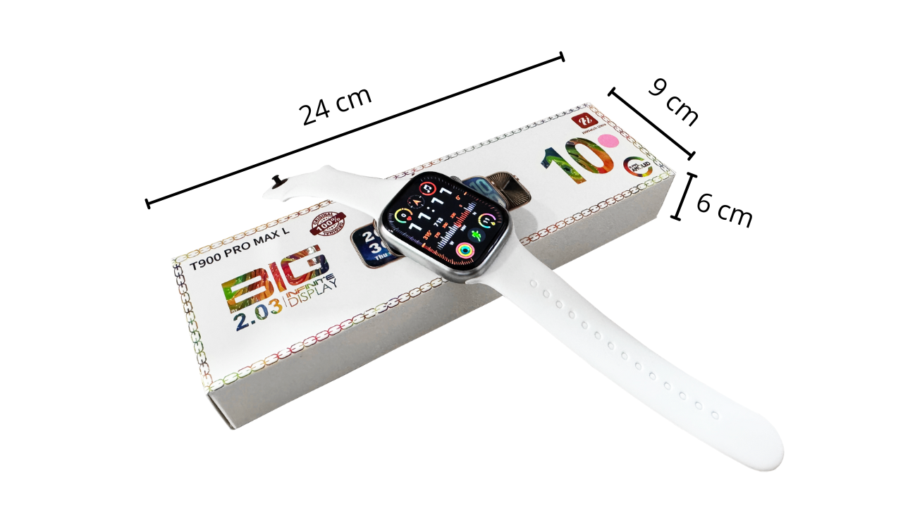 SMARTWATCH T900 PRO MAX L BIG SERIE 10 CON PANTALLA AMOLED 2.03"