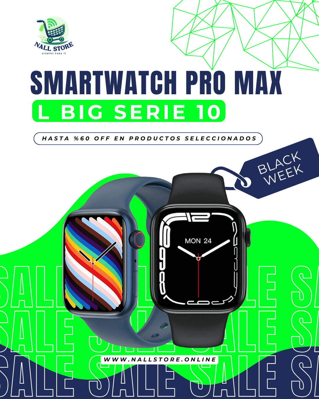 SMARTWATCH T900 PRO MAX L BIG SERIE 10 CON PANTALLA AMOLED 2.03"